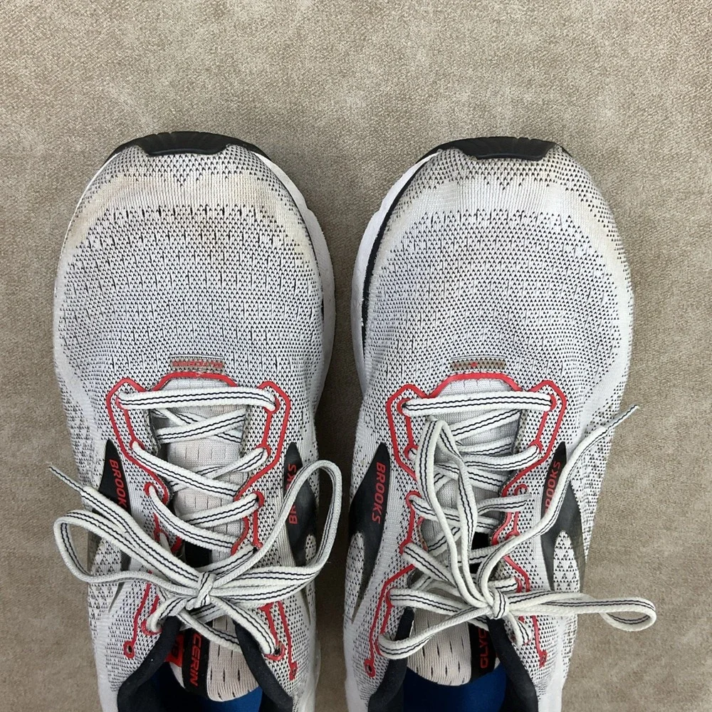 Brooks Glycerin 18 Running Shoe Gray Black Sz 10 Comfort Walking‎ - Picture 10 of 11